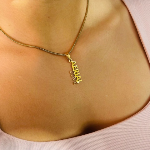 Zawieszka Aerial 002 pozłacana