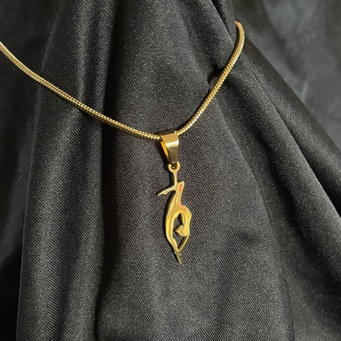 Zawieszka Aerial Silks 006 pozłacana