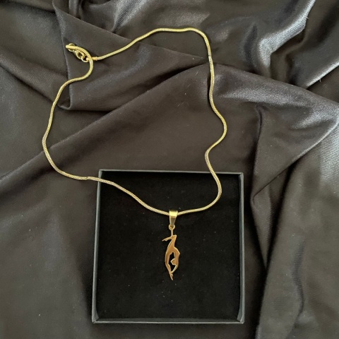 Zawieszka Aerial Silks 006 pozłacana