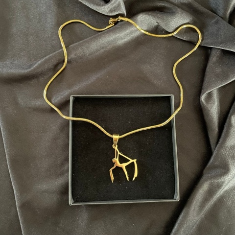 Zawieszka Aerial Silks 008 pozłacana