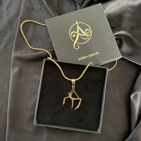 Zawieszka Aerial Silks 008 pozłacana