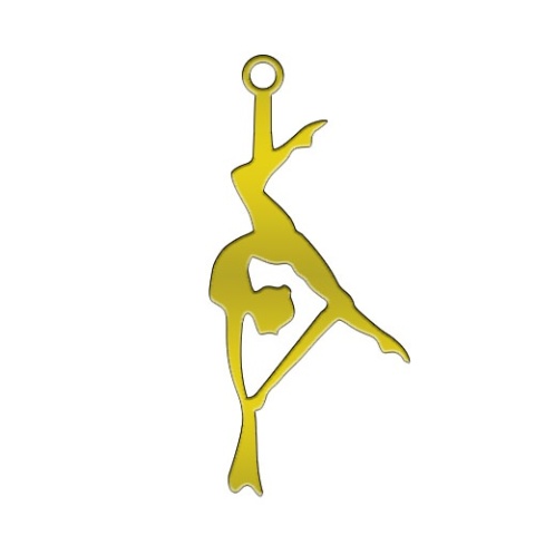 Zawieszka Aerial Silks 011 pozłacana