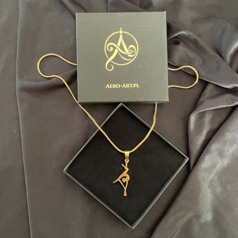 Zawieszka Aerial Silks 011 pozłacana