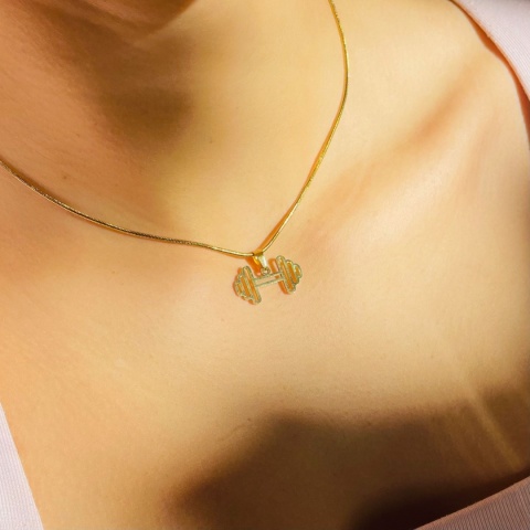 Zawieszka Siłownia 001 pozłacana