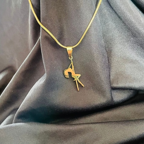 Zawieszka Pole Dance 002 pozłacana